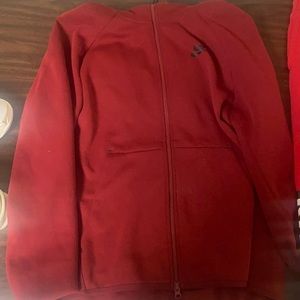Nike red hoodie